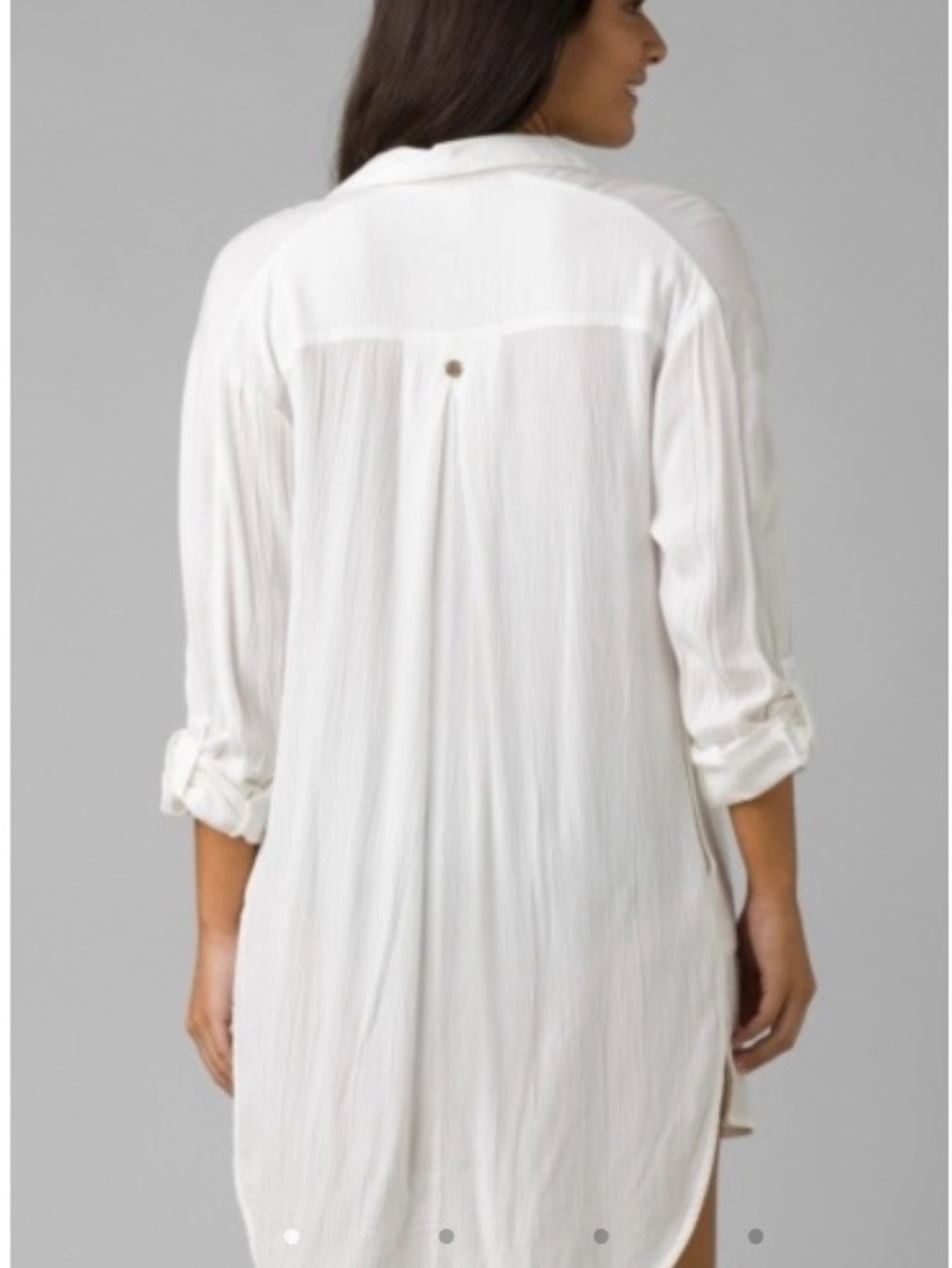 Clearance Prana Scheena Tencel button down Shirt Cover-up size Small - Picture 3 of 8